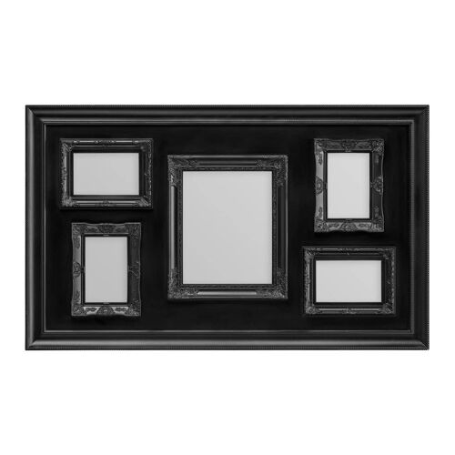 Wholesale 3 Piece Plastic Mirror Set- 10x10- Black BLACK/WHITE