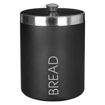 Black Enamel Bread Bin 8