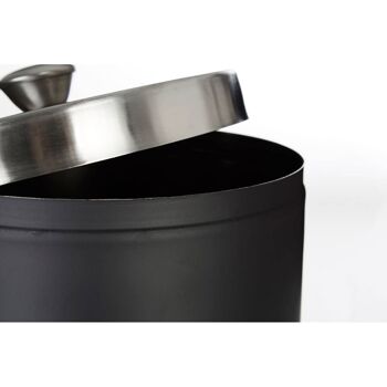 Black Enamel Bread Bin 10