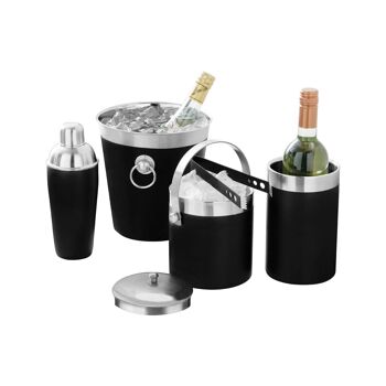 Black Enamel Champagne Bucket 1