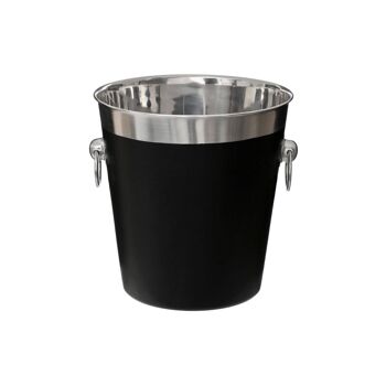 Black Enamel Champagne Bucket 5