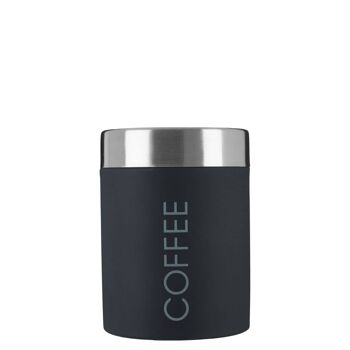 Black Enamel Coffee Canister 2