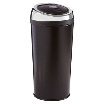 Black Enamel Touch Top Bin - 30 Ltr 9