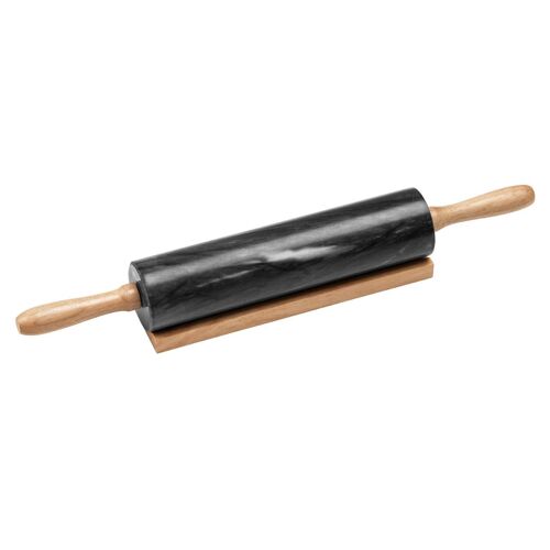 Black Marble Rolling Pin