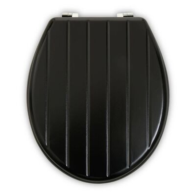 Black Panel Effect Toilet Seat