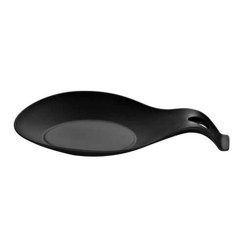 Black Silicone Zing Spoon Rest