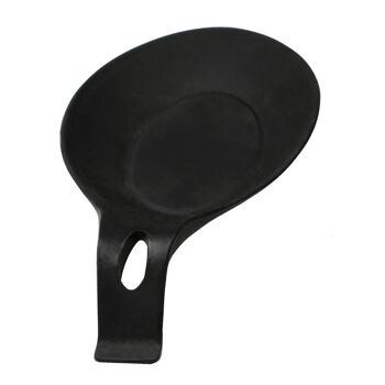Black Silicone Zing Spoon Rest 9