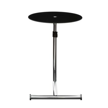Black Tempered Glass Snack Table 3