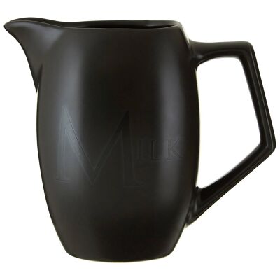 Black Text Jug