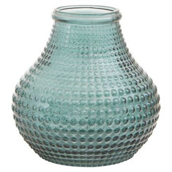 Bolla Large Green Glass Vase 1