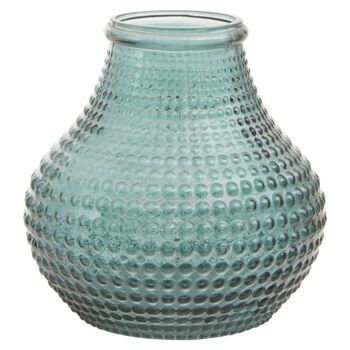 Bolla Large Green Glass Vase 6