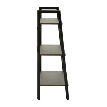 Bradbury Three Tier Dark Oak Veneer Ladder Shelf Unit 4