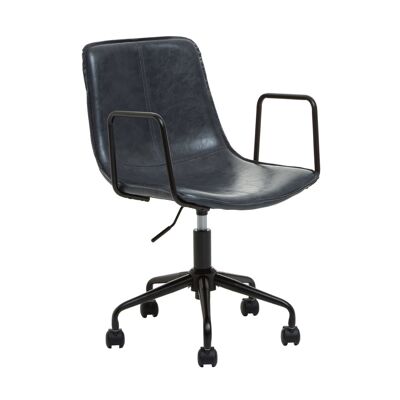 Branson Grey Leather Chair
