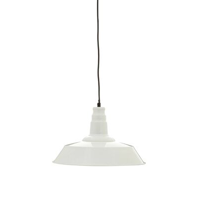 Brant White Metal Pendant Light