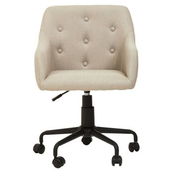 Brent Beige And Black Home Office Chair 3