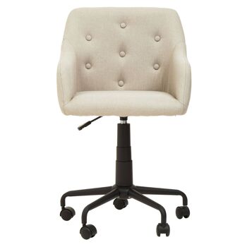 Brent Beige And Black Home Office Chair 4