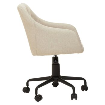 Brent Beige And Black Home Office Chair 5