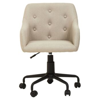 Brent Beige And Black Home Office Chair 8
