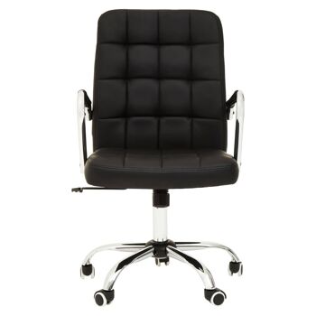 Brent Black Tufted Home Office Chair 3