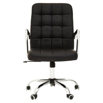 Brent Black Tufted Home Office Chair 8