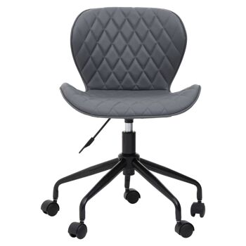 Brent Grey And Black Home Office Chair 3