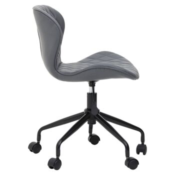 Brent Grey And Black Home Office Chair 5