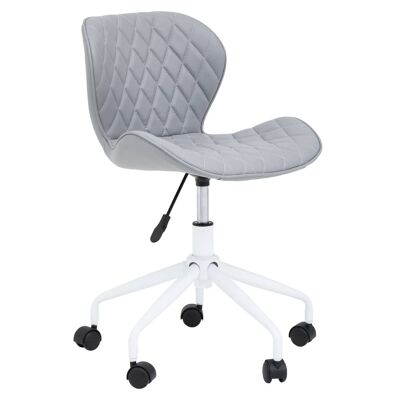 Brent Grey And White Home Office Chair