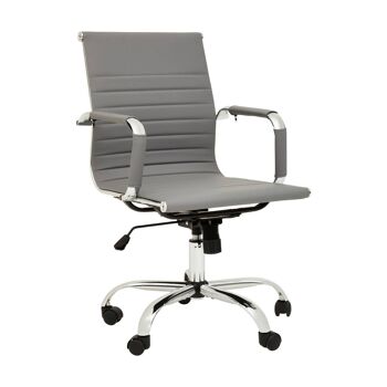 Brent Grey Low Back Home Office Chair 1