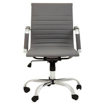 Brent Grey Low Back Home Office Chair 3