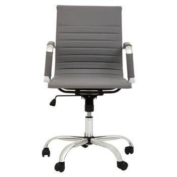 Brent Grey Low Back Home Office Chair 4