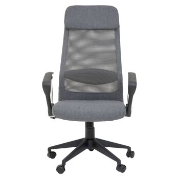 Brent Grey Mesh And Fabric Home Office Chair 3