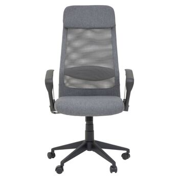 Brent Grey Mesh And Fabric Home Office Chair 4