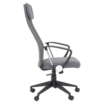 Brent Grey Mesh And Fabric Home Office Chair 5