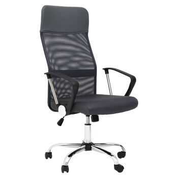 Brent Grey Mesh Home Office Chair 1