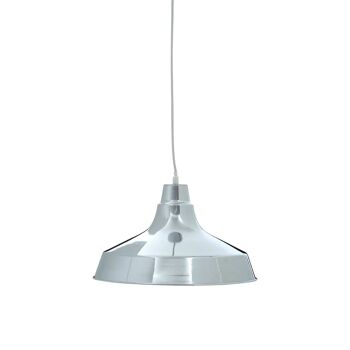 Brinn Chrome Metal Pendant Light 1