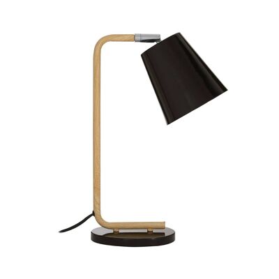 Bruin Black Wood / Metal Table Lamp