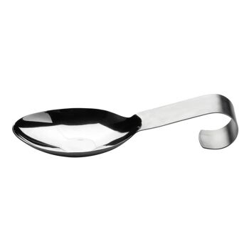 Brushed Stainless Steel Spoon Rest 1