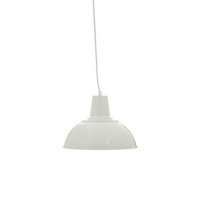 Bryen White Metal Pendant Light