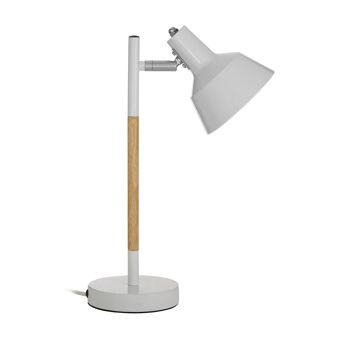 Bryson White Wood / Metal Table Lamp 1