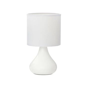 Bulbus White Table Lamp with EU Plug 3