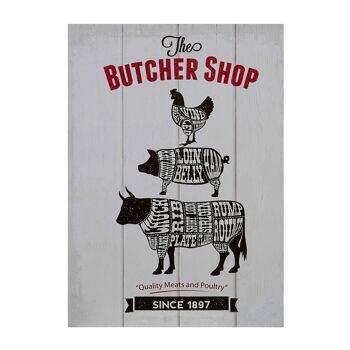 Butcher Shop Wall Plaque 1
