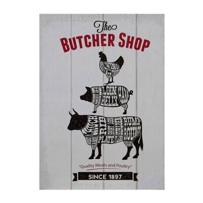 Butcher Shop Wall Plaque