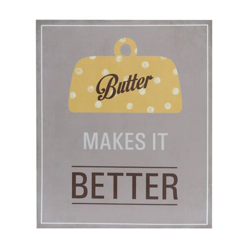 Butter Makes It Better Wall Plaque