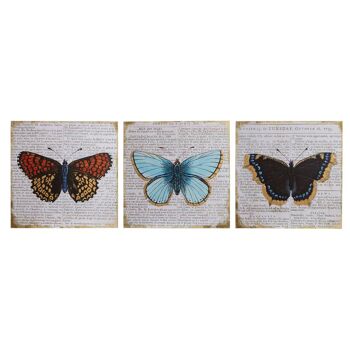 Butterfly Wall Plaque - Set of 3 1