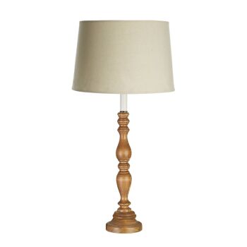 Candle Table Lamp with Round Base 1