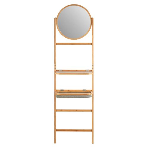 Carrick 5 Tier Towel Rack with Mirror