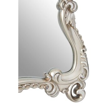 Champagne Decorative Swirl Design Wall Mirror 5