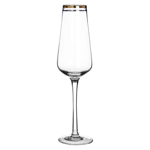 Charleston Champagne Glasses - Set of 4