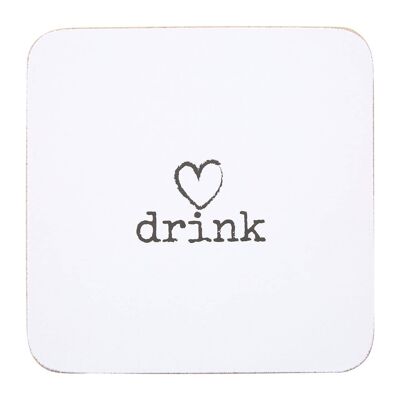 Charm "Drink" Coasters - Set of 4