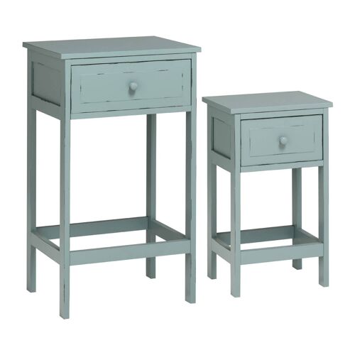 Chatelet Blue and Grey Tables - Set of 2